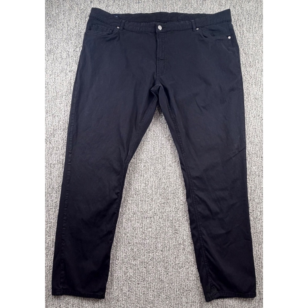 Peter Millar Trousers Mens 44/32 Black Crown Crafted Tencel Cotton Stretch Pants